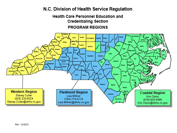 Consultants regional map